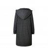 Casual oversized jacket - long hooded sweatshirt with zipper - plus sizeJackets