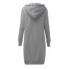 ChaquetasChaqueta casual oversize - sudadera con capucha larga con cremallera - más tamaño