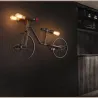Bicycle & water pipe - vintage LED Edison light - wall lampWall lights