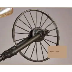 Bicycle & water pipe - vintage LED Edison light - wall lampWall lights