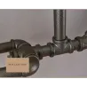 Bicycle & water pipe - vintage LED Edison light - wall lampWall lights