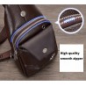 Fashionable crossbody leather bag with leaves patternBags