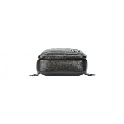 Fashionable crossbody leather bag with leaves patternBags