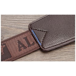 BolsosBolso de cuero bandolera de moda con hojas patrón